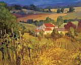 Philip Craig Vineyard Hill painting